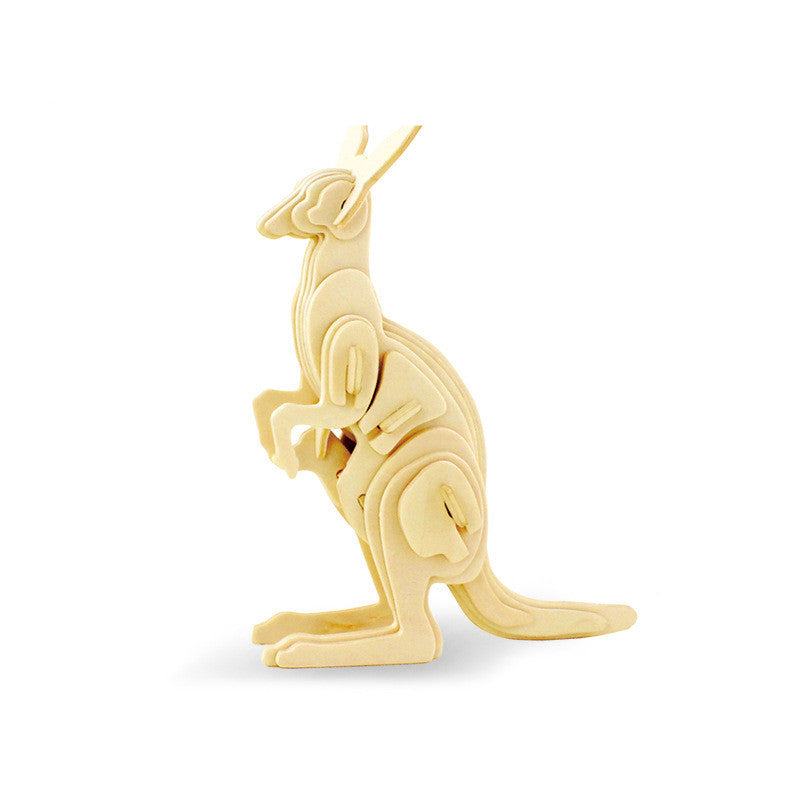 3D Wooden Animal