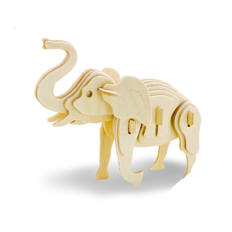3D Wooden Animal