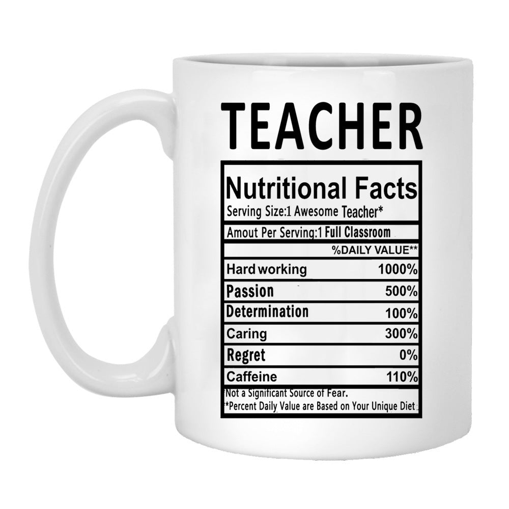 Teacher Gift Coffee Cup Simple Breakfast