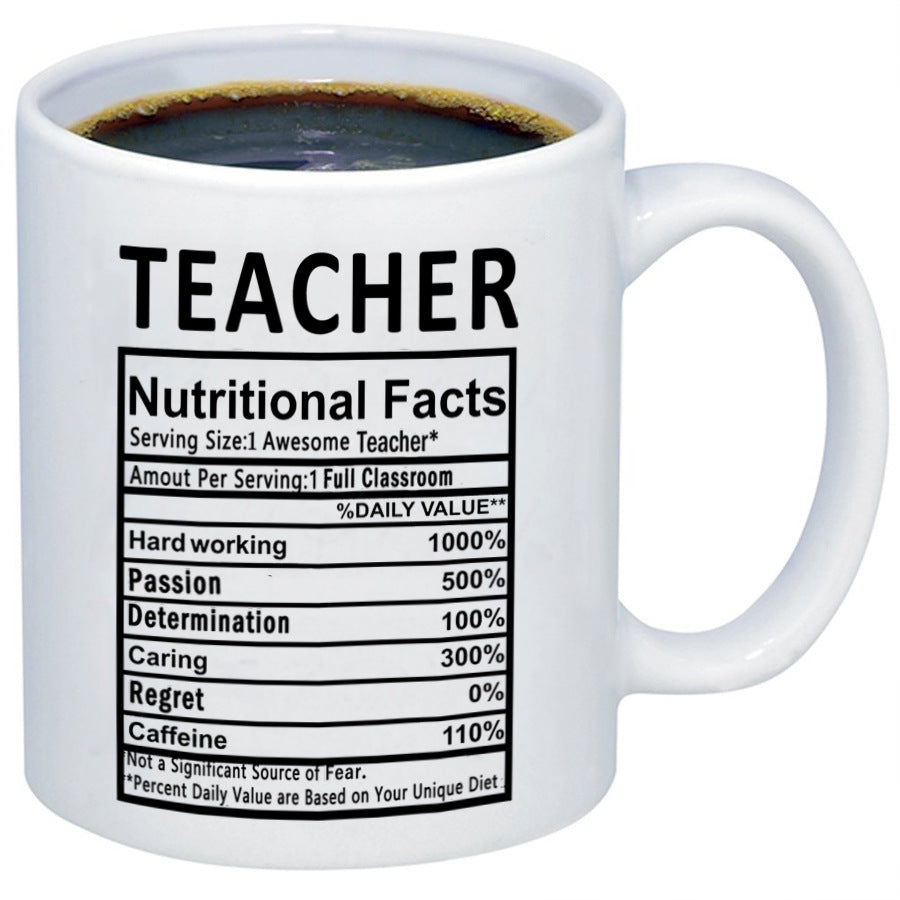 Teacher Gift Coffee Cup Simple Breakfast