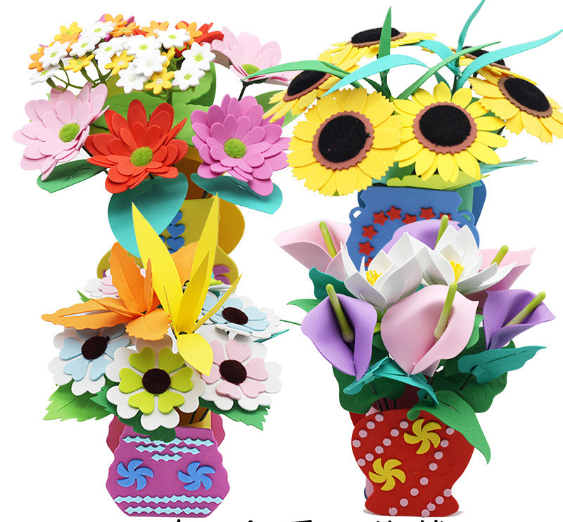 Handmade DIY Flowerpot Children’s Handmade Material