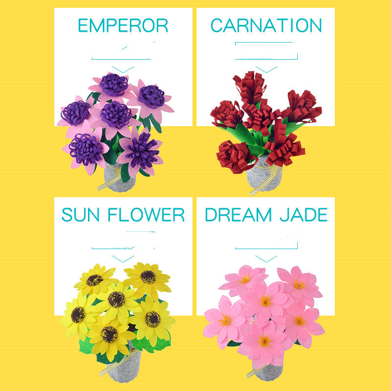 Handmade DIY Flowerpot Children’s Handmade Material