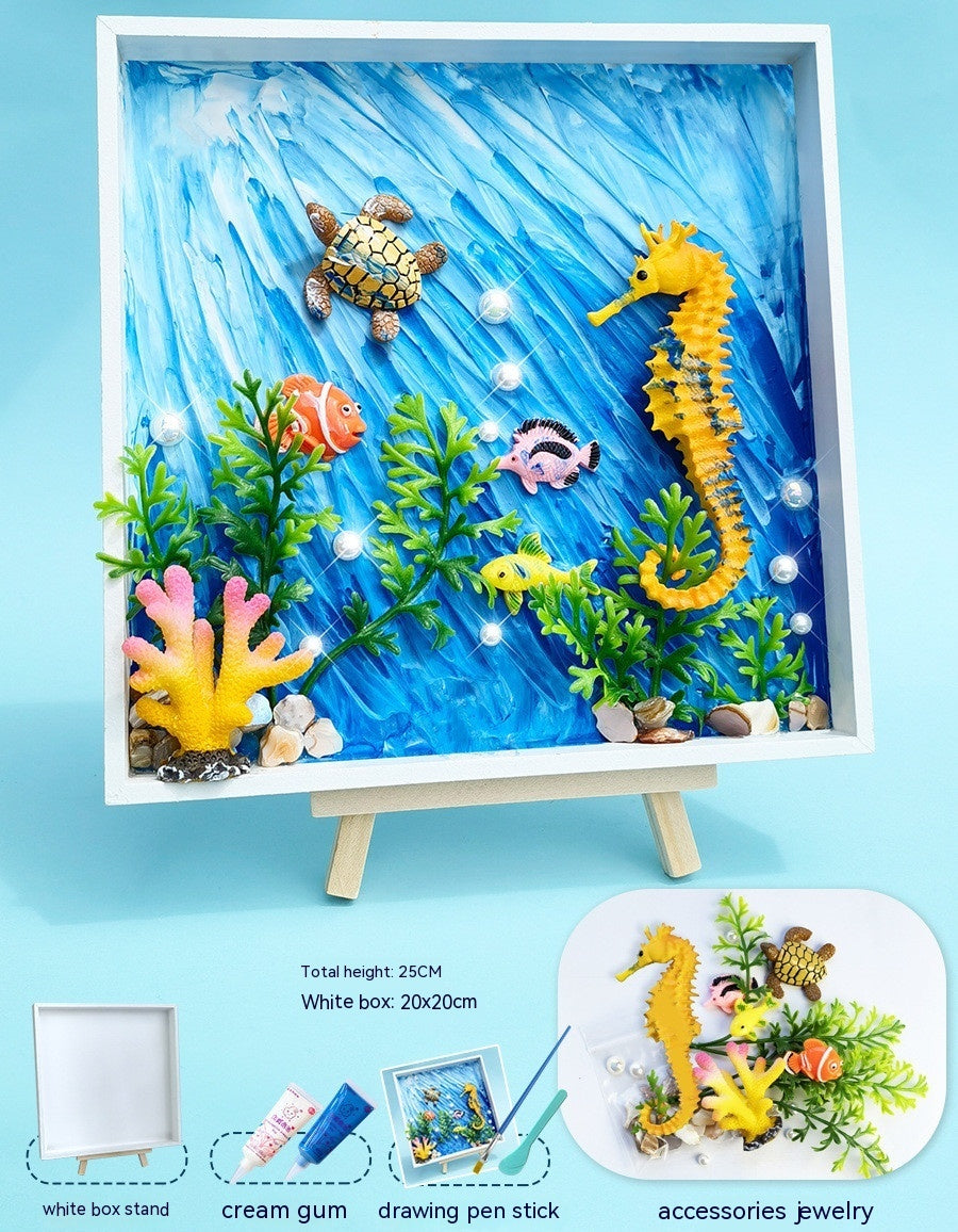 DIY Handmade 3D Texture Painting