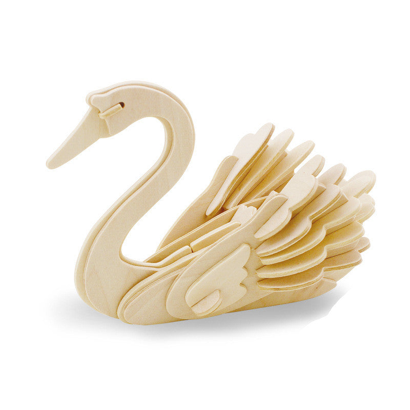 3D Wooden Animal