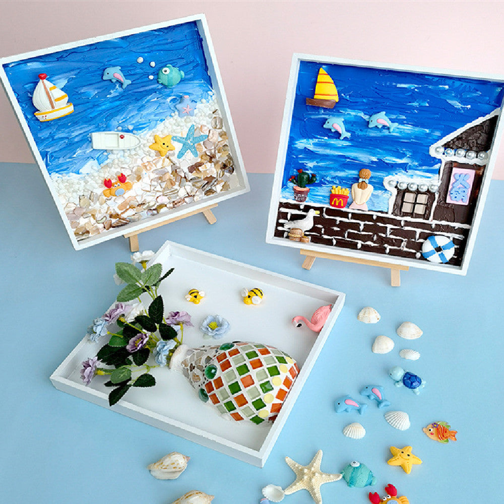 DIY Handmade 3D Texture Painting