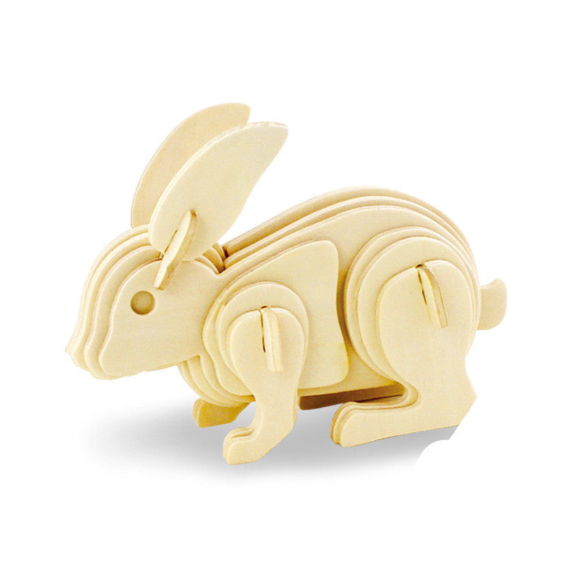 3D Wooden Animal