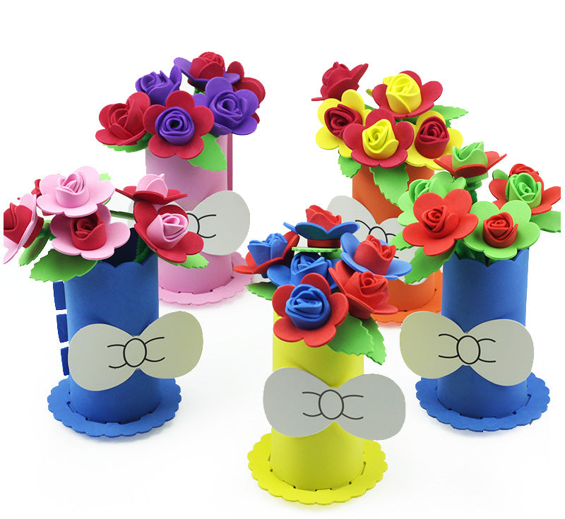 Handmade DIY Flowerpot Children’s Handmade Material