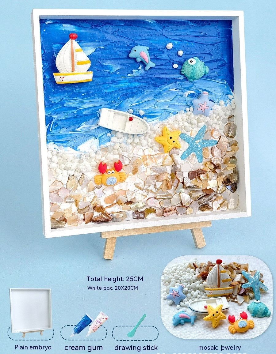 DIY Handmade 3D Texture Painting