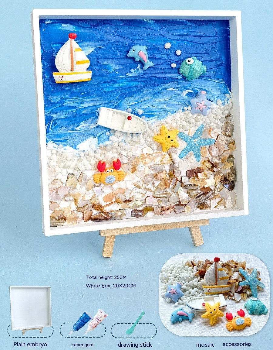 DIY Handmade 3D Texture Painting