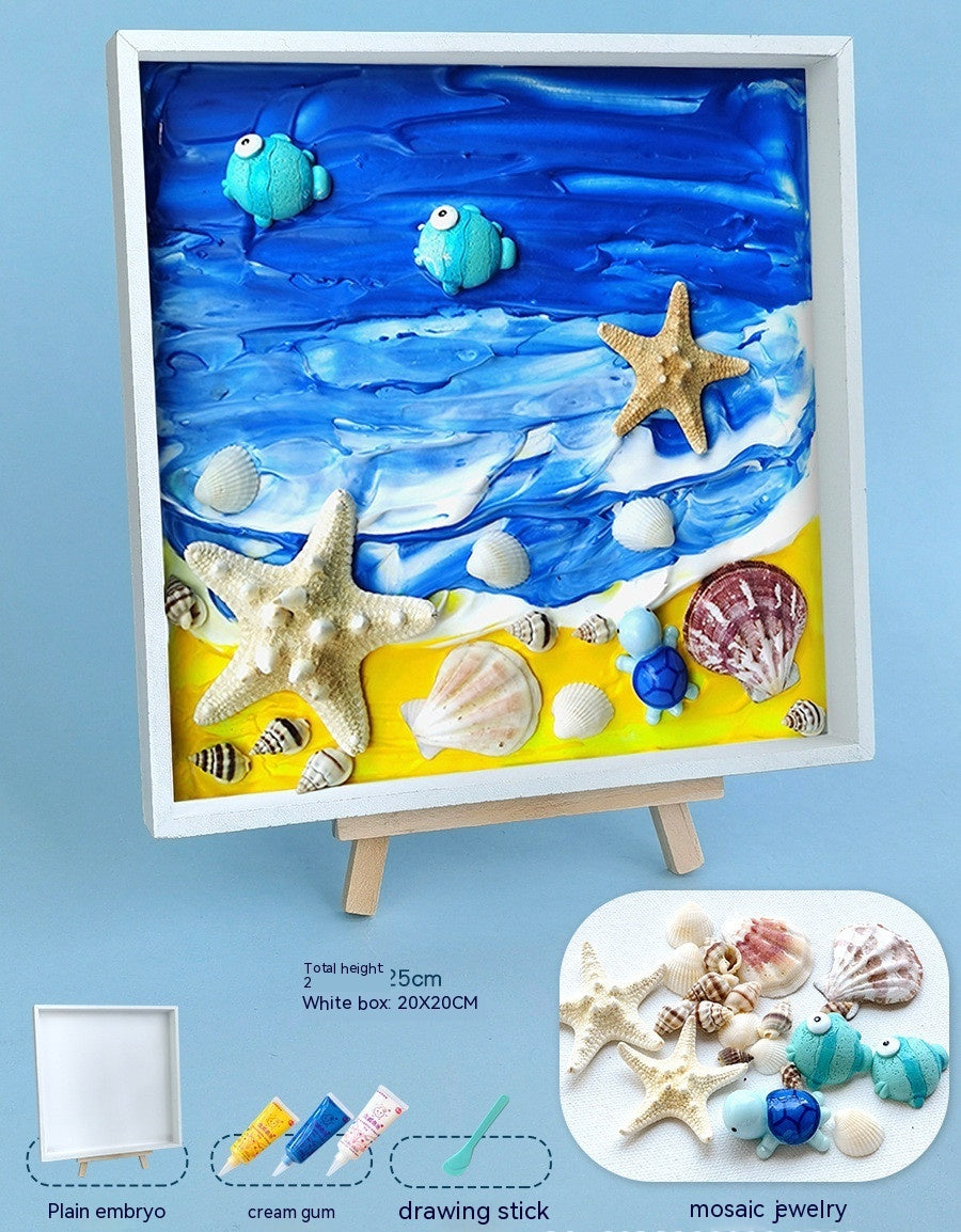 DIY Handmade 3D Texture Painting