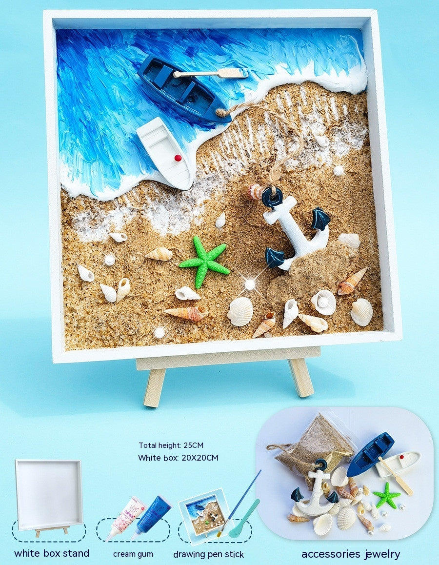 DIY Handmade 3D Texture Painting