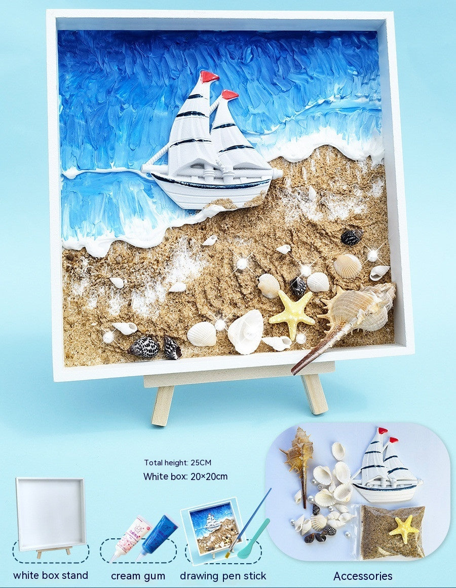 DIY Handmade 3D Texture Painting