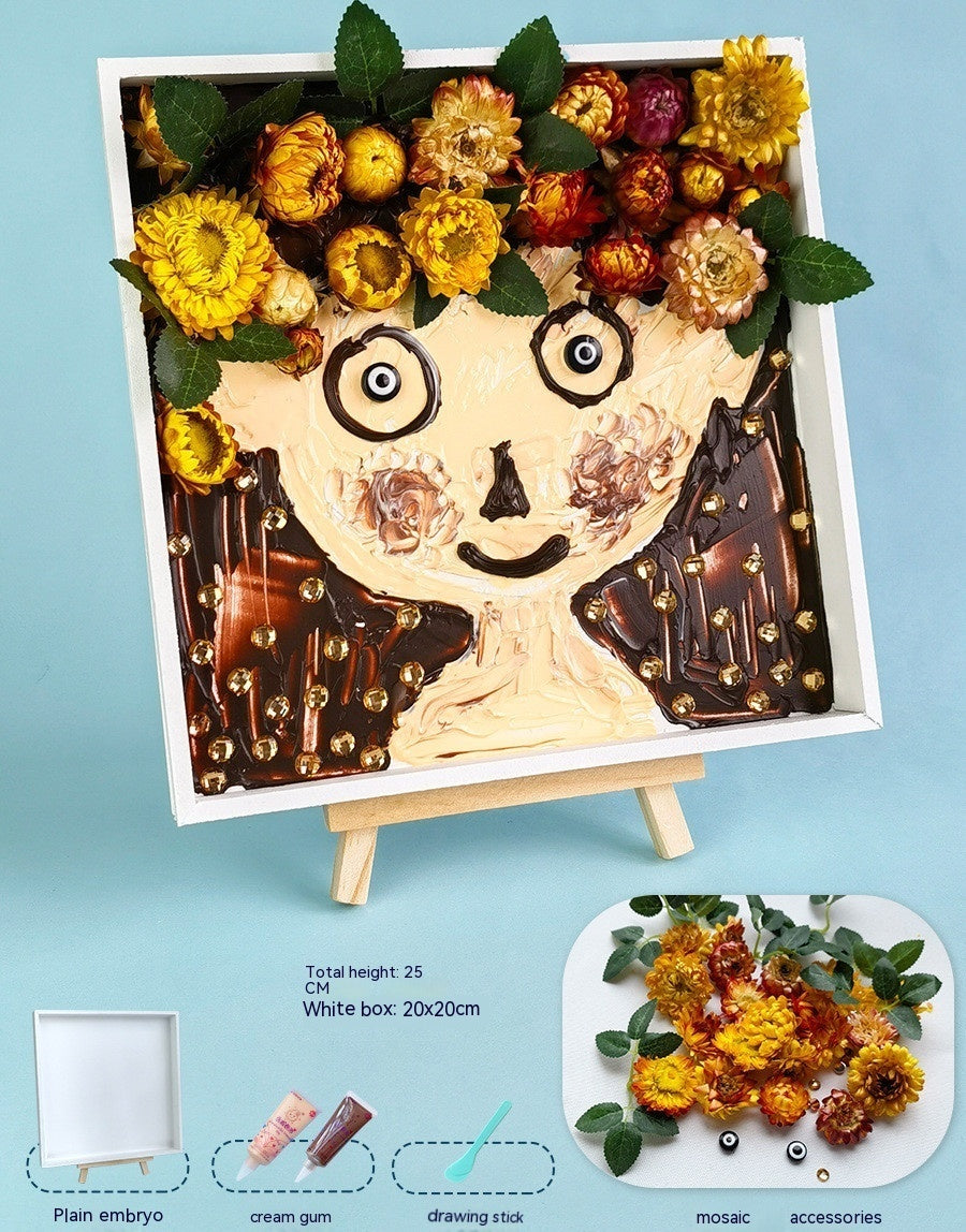 DIY Handmade 3D Texture Painting