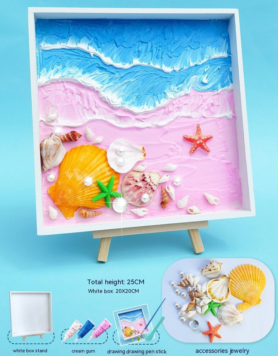 DIY Handmade 3D Texture Painting