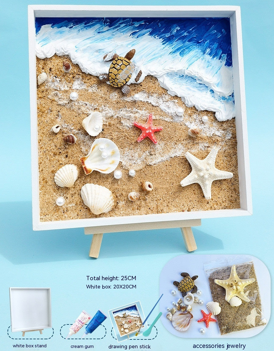 DIY Handmade 3D Texture Painting