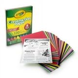 Crayola Construction Paper, 120 Pgs, School Supplies for Kindergarten, 10 Colors, Arts & Crafts Supplies, Classroom Must Haves