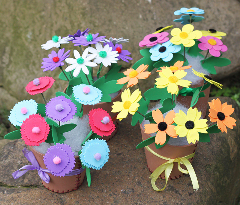Handmade DIY Flowerpot Children’s Handmade Material